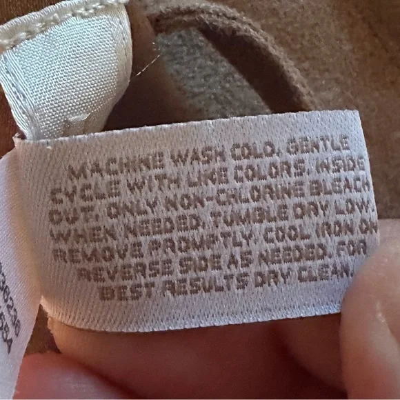 Chico's Belted Faux Suede Jacket Size 2 Large - Picture 10 of 12